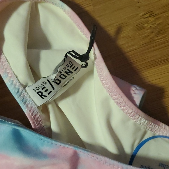 nwot solid & striped redone one piece xs tie dye - Picture 5 of 7